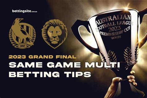 same game multi tips|AFL Grand Final 2023 Tips – Player Props & Same Game Multis.
